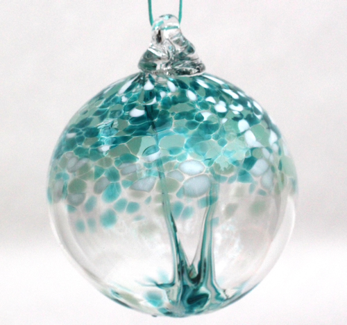 Click to view detail for DB-960 Ornament - Teal Witchball $37